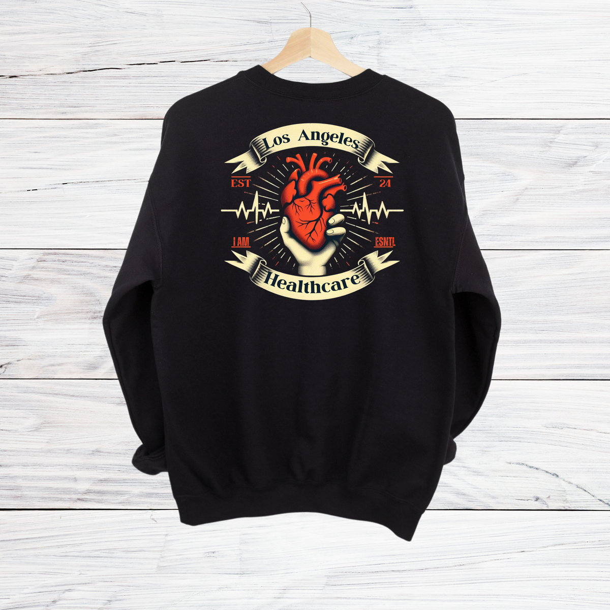 LA Heart Crewneck