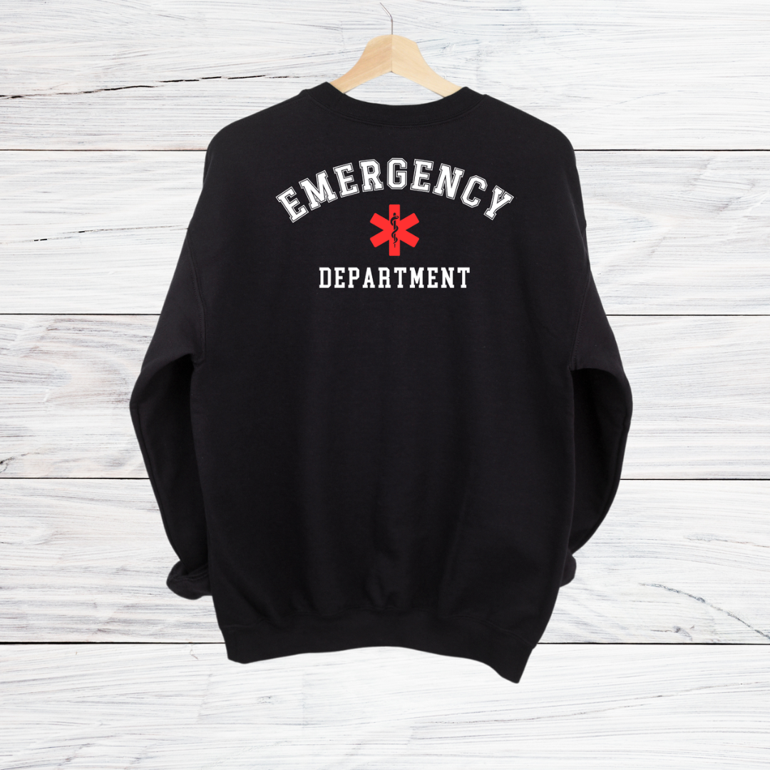 Emergency Department crewneck back