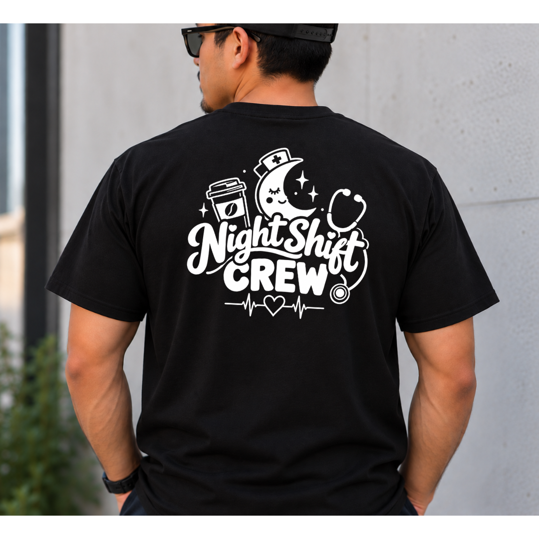 Night Shift Crew Tee back